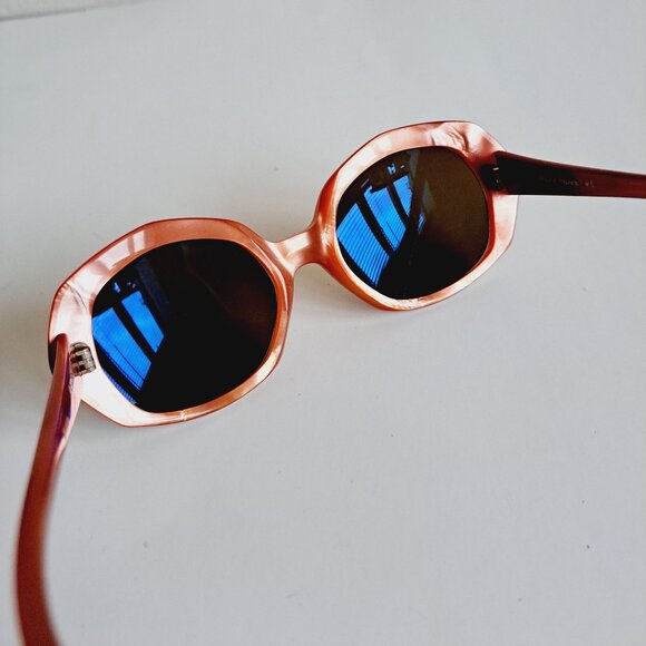 Women's L. Evrard Orange Frame Sunglasses France TWE - Picture 9 of 13